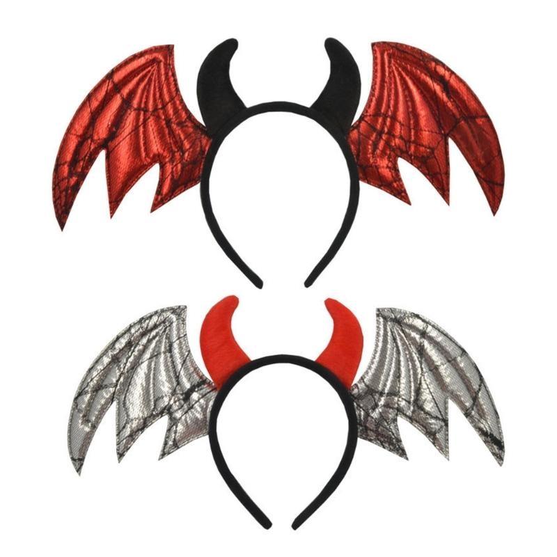 Cosplay Bat Prop - 652F Gothic Halloween Live Broadcast Hairband