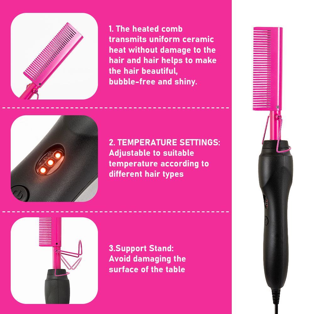 3 in 1 Hot Comb Straightener E - đánh giá và giá Aerith Cosplay Prop
