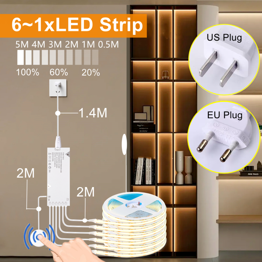 Sync Cabinet Light Smart Senso - đánh giá và giá Led El Wire
