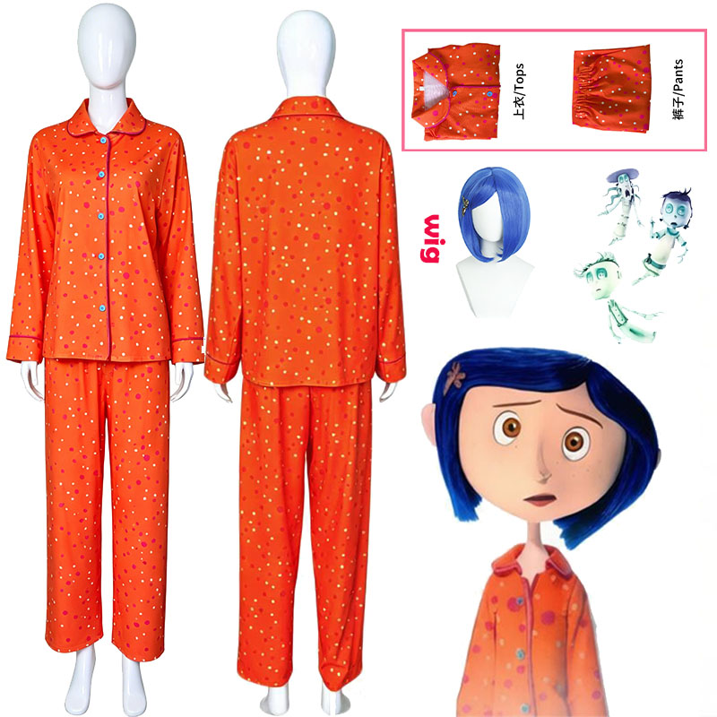 Movie Coraline Cosplay Pajamas - đánh giá và giá Cosplay Prop Making