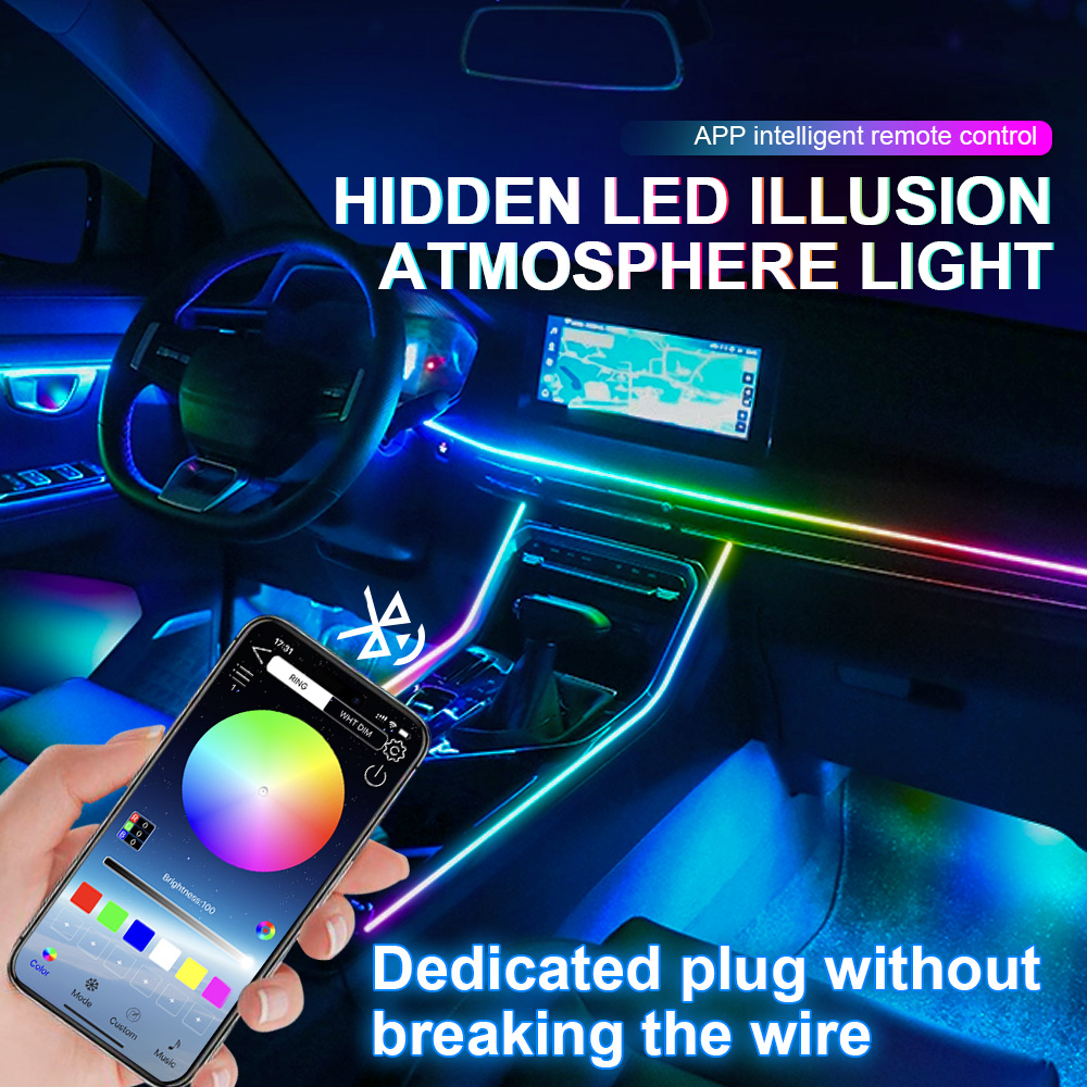 18/22 in 1 Acrylic Led Car Amb - đánh giá và giá Led El Wire