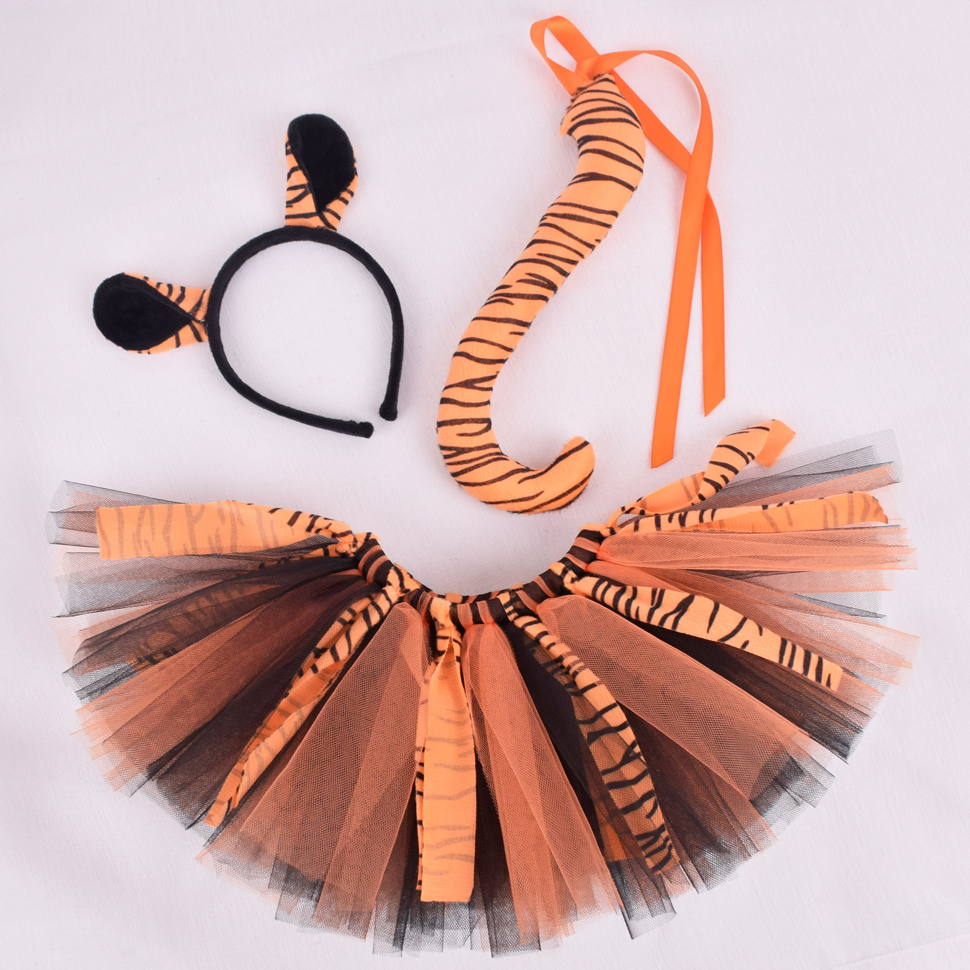 Tiger Costume Set Tiger Ears T - đánh giá và giá Cosplay Prop Kit
