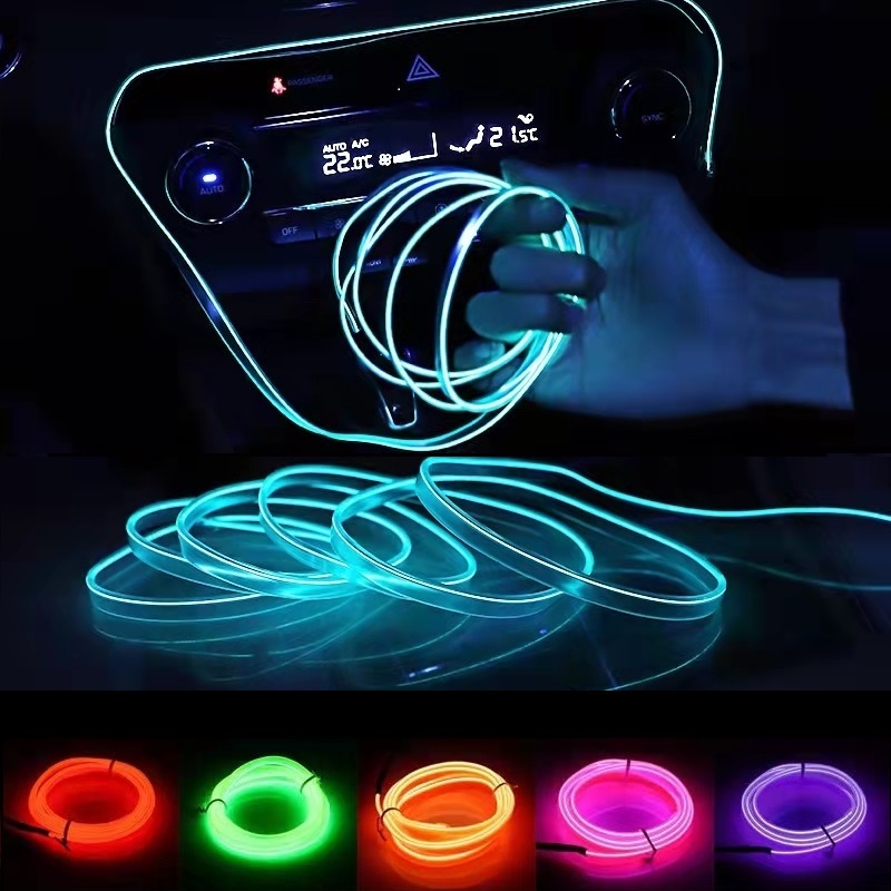 10m/3m/5m Neon LED Car Interio - đánh giá và giá Led El Wire