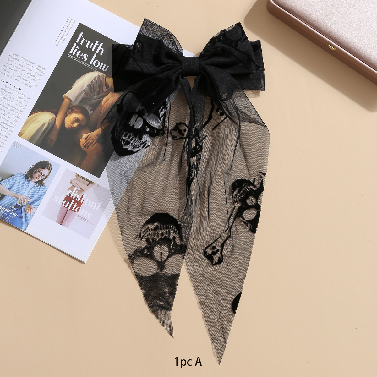 1pc Spider Web Bat Skull Black - đánh giá và giá Cosplay Bat Prop