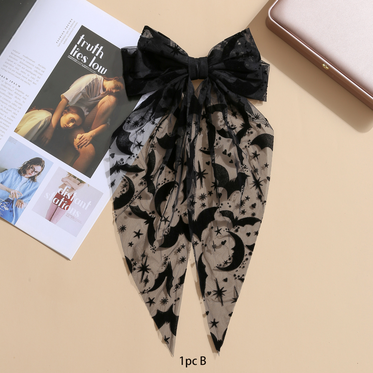 1pc Spider Web Bat Skull Black - đánh giá và giá Cosplay Bat Prop
