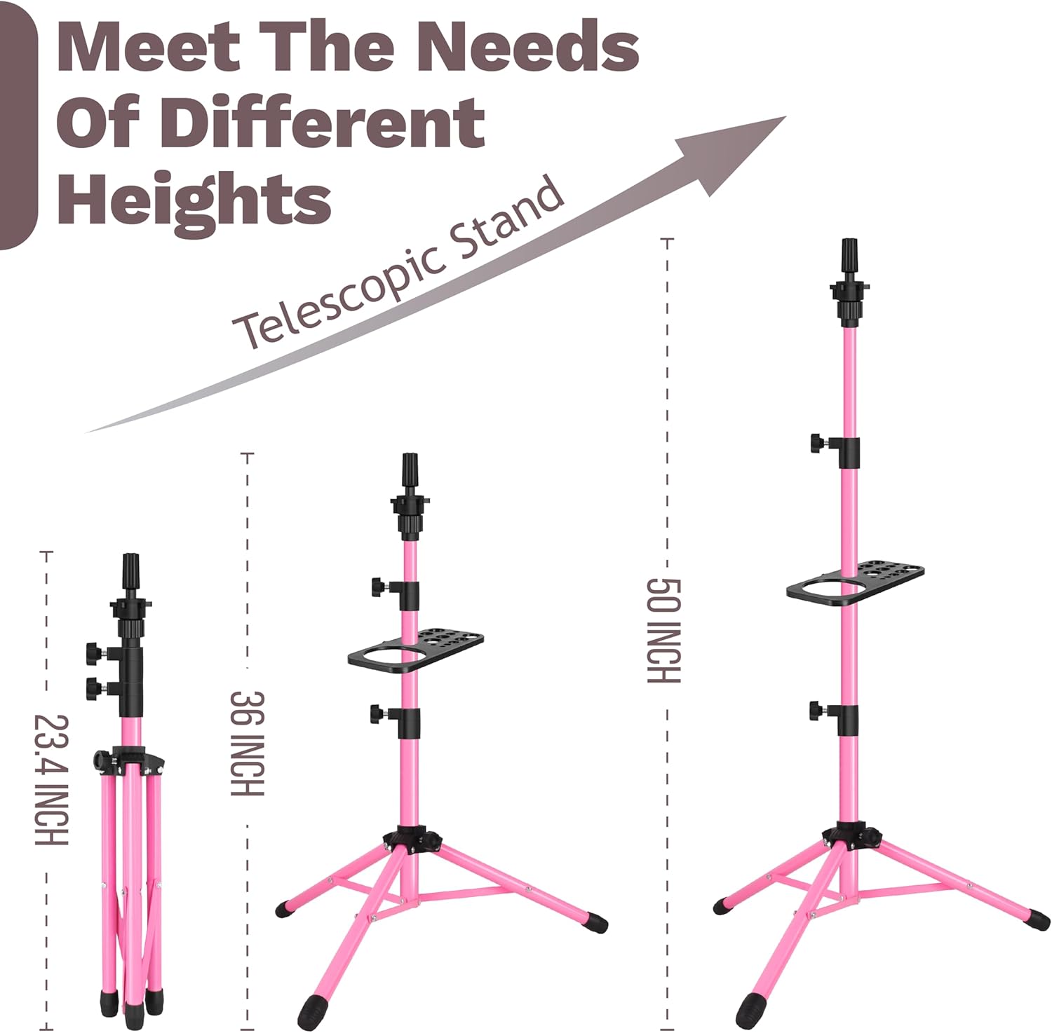 Wig Tripod Stand with Tray 125 - đánh giá và giá Aerith Cosplay Prop