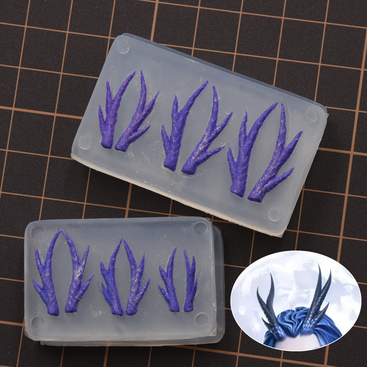 3 Pairs Antler Horn Silicone M - đánh giá và giá Cosplay Prop Diy
