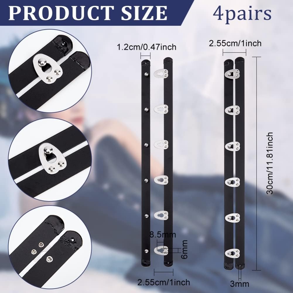 4 Pairs 201 Stainless Steel Co - đánh giá và giá Boning Corset Steel