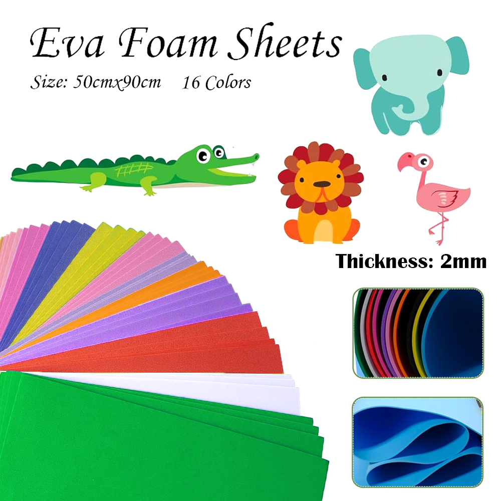 16 Colors Colorful EVA Foam Sh - đánh giá và giá Cosplay Props Eva Foam