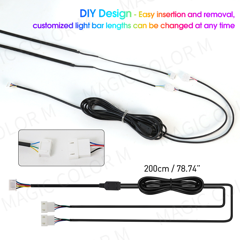 Vgetting 140/55.1inch Car Ambi - đánh giá và giá Led El Wire