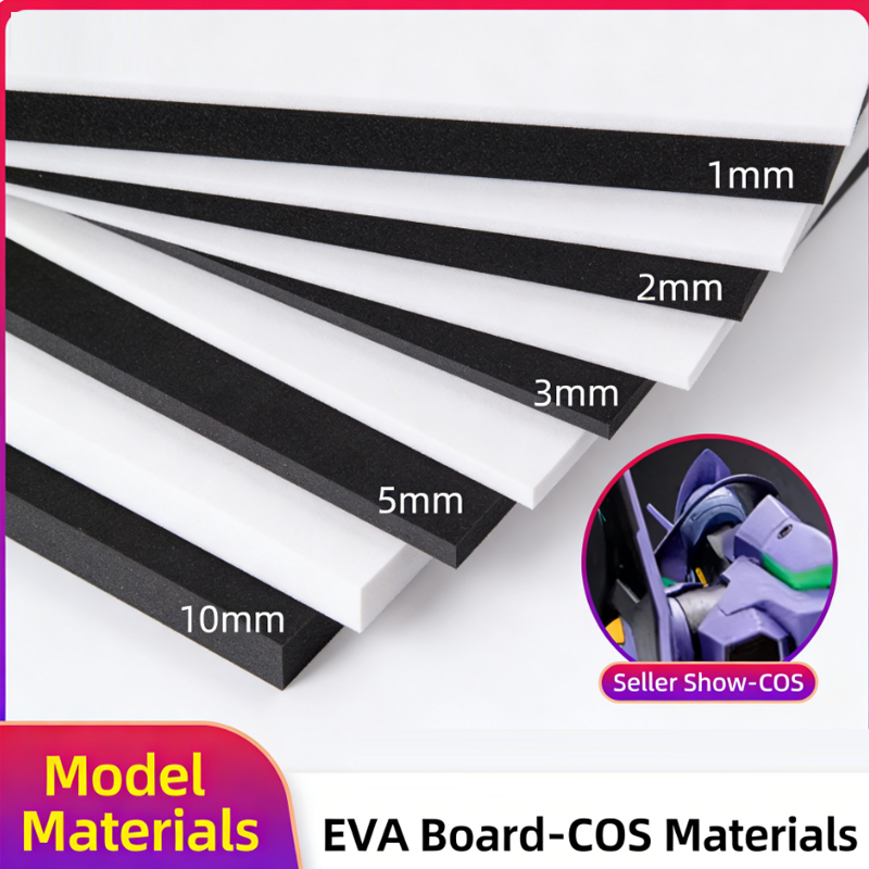 38-degree black EVA foam board - đánh giá và giá Cosplay Props Eva Foam