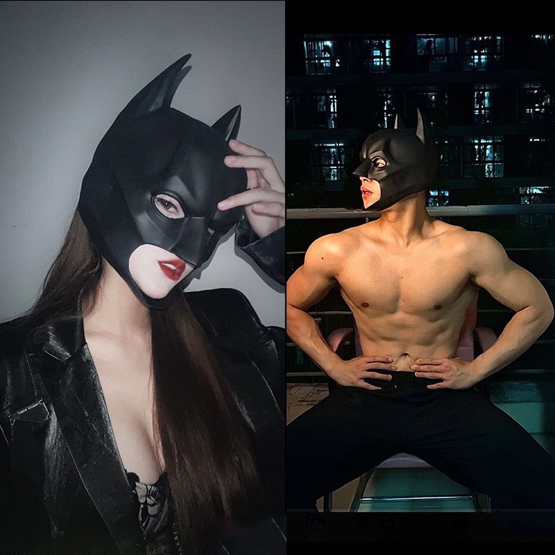 Men's and Women's Latex Mask H - đánh giá và giá Cosplay Bat Prop