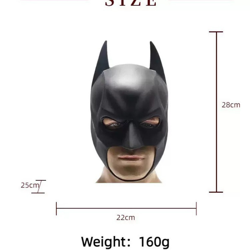 Men's and Women's Latex Mask H - đánh giá và giá Cosplay Bat Prop